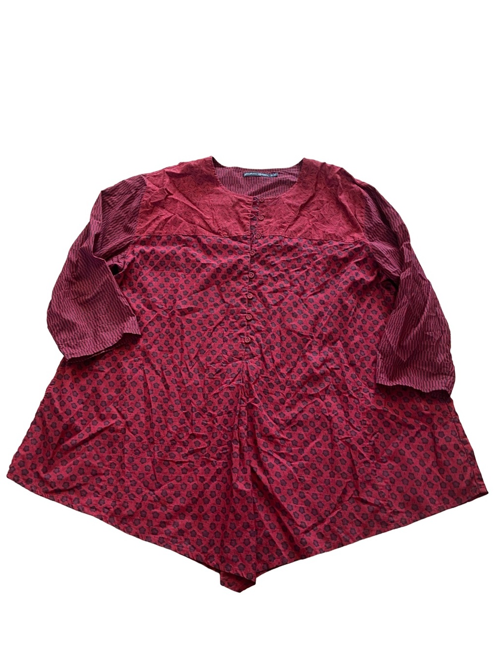 Gudrun Sjoden Organic Cotton Bohemian Tunic Top